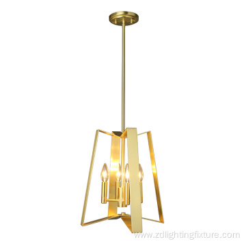 Chic Cage Pendant Light Living Room Lantern Lamp